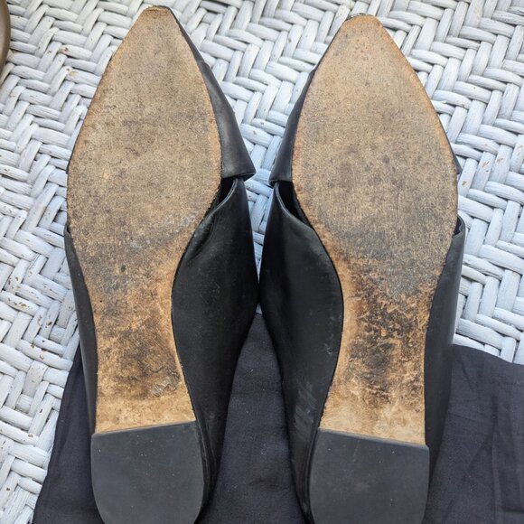 Sigerson Morrison black leather slides - Picture 5 of 5